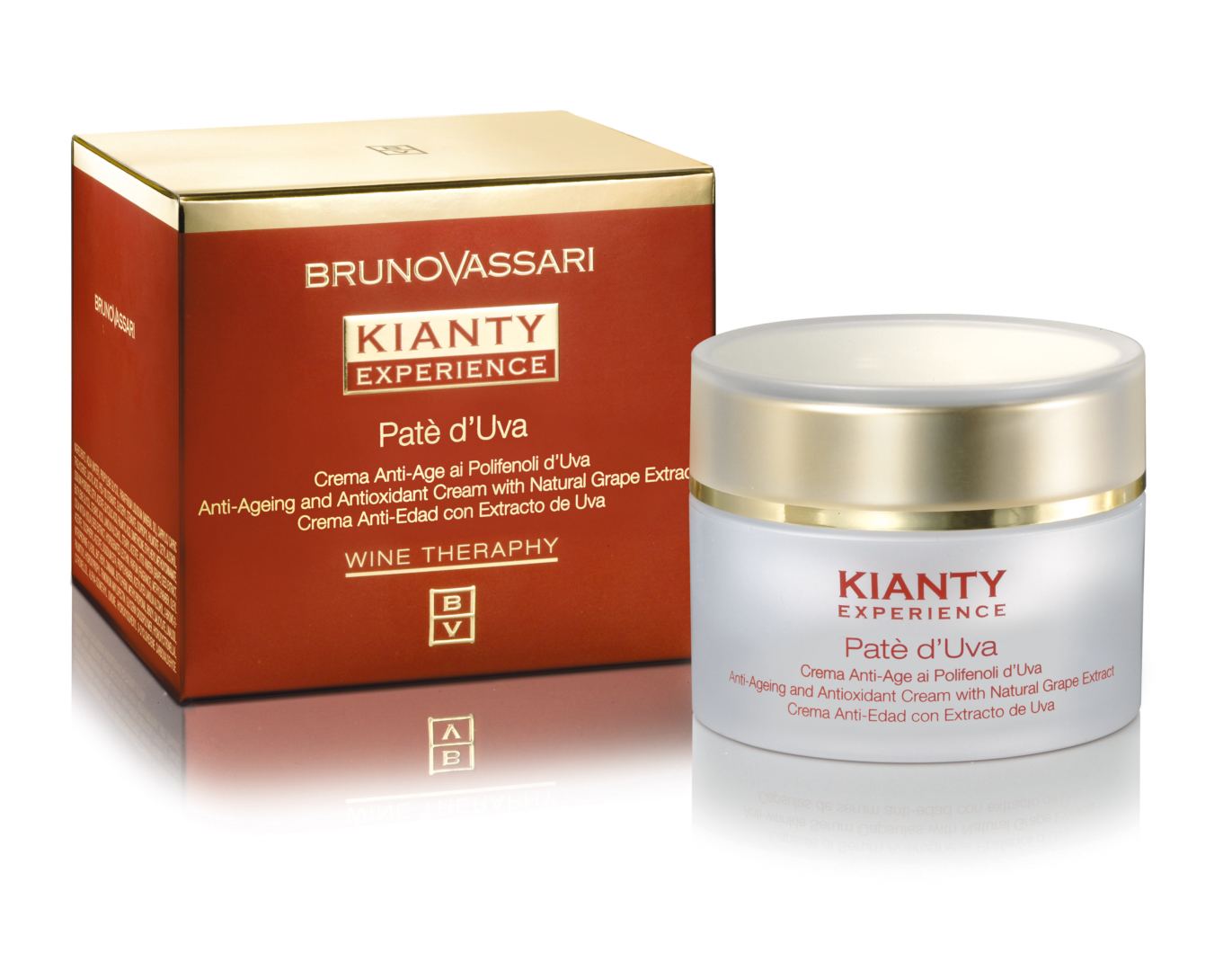 BRUNO VASSARI KIANTY EXPERIENCE Crema pieles secas 50 ml (Paté d'Uva)