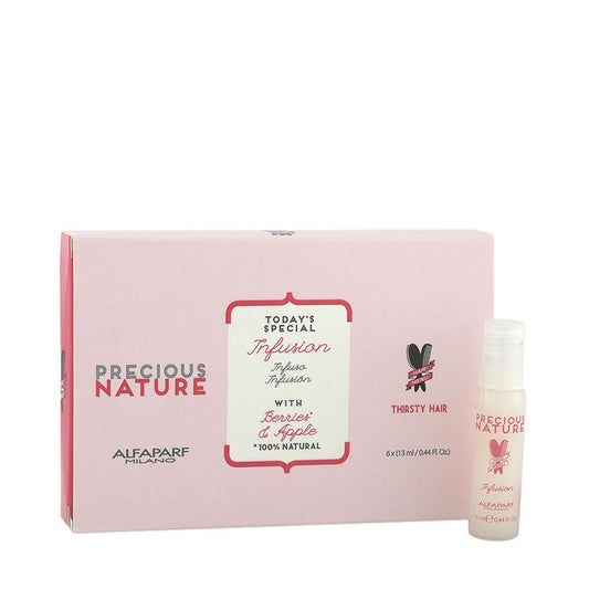 AMPOLLETA INFUSION FRUTOS DEL BOSQUE & MANZANA  PARA CABELLOS SECOS 13 ML