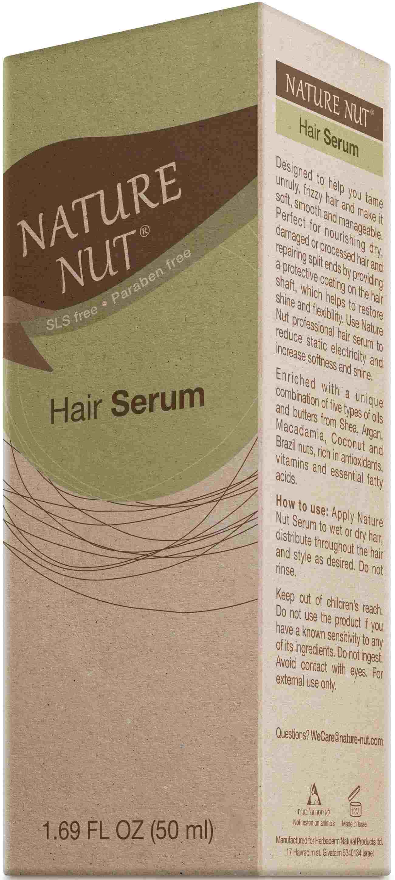 NATURE NUT HAIR SERUM Suero para el cabello 50 ml