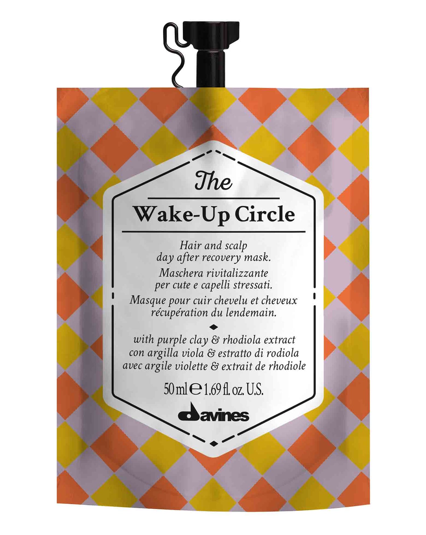 DAVINES THE WAKE UP CIRCLE HAIR MASK 50 ML mascarilla tonificante cabellos apagados
