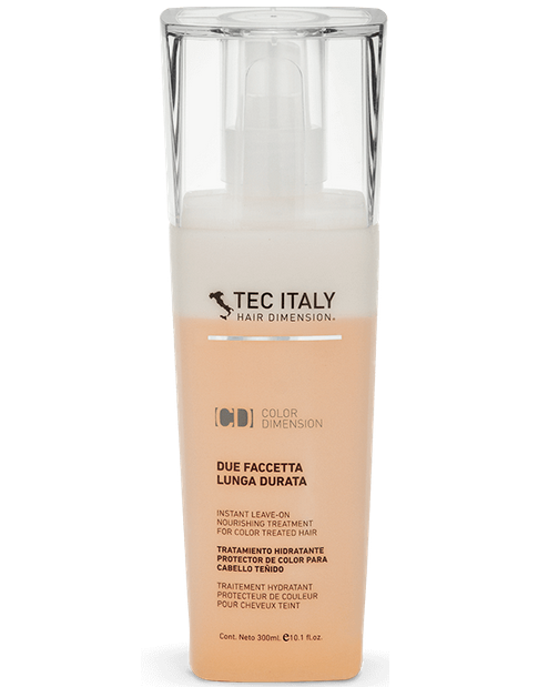 TEC ITALY DUE FACETTA LUNGA DURATA 300 ML / Tratamiento sin enjuague protector del color para cabello teñido