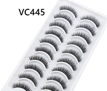 Cargar imagen en el visor de la galería, PESTAÑAS POSTIZAS SET DE 10 PARES
