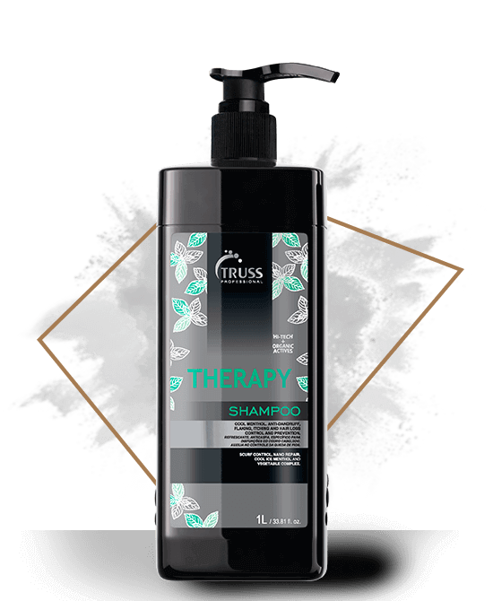 TRUSS THERAPY SHAMPOO 300 ML  ideal para cabellos con caspa y control de caída