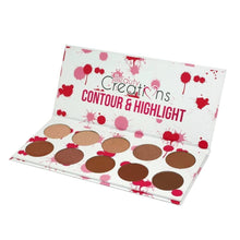 Cargar imagen en el visor de la galería, BEAUTY CREATIONS Paleta de contorno e iluminación
