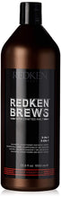 Load image into Gallery viewer, REDKEN BREW 3 en 1 SHAMPOO ACONDICIONADOR Y GEL BAÑO 3 EN 1
