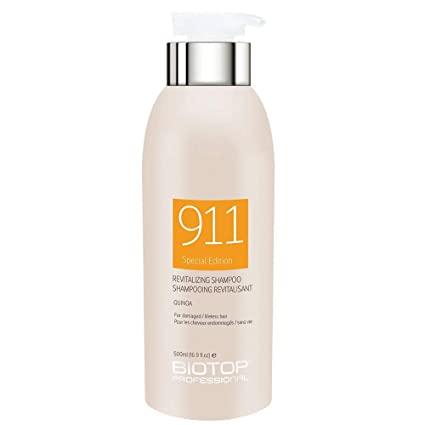 BIOTOP 911 QUINOA SHAMPOO ideal post alisados, cabellos secos y dañados