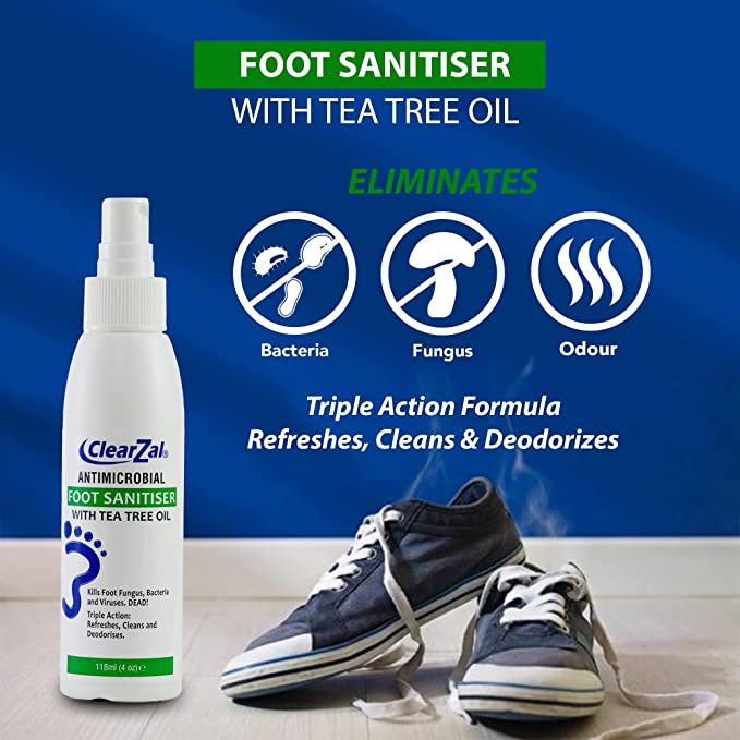 CLEARZAL ®  SPRAY ANTIMICROBIAL 118 ml Desinfectante de pies