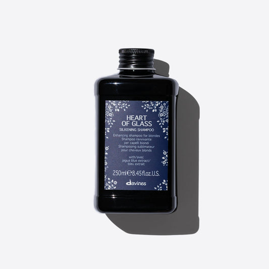 DAVINES HEART OF GLASS SILKENING SHAMPOO / champú para cabello rubio