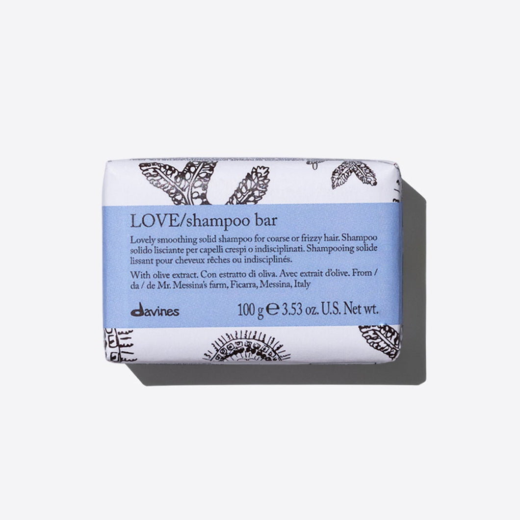 DAVINES LOVE Smoothing shampoo Bar / champú en barra para cabello indisciplinado