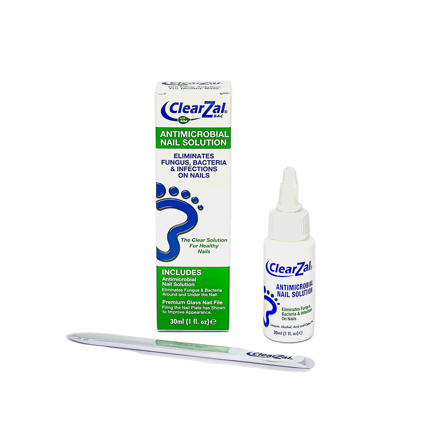 CLEARZAL ® Solución antimicrobiana para uñas