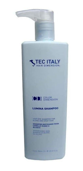 TEC ITALY LUMINA SHAMPOO / champú matizador para cabellos rubios o canos
