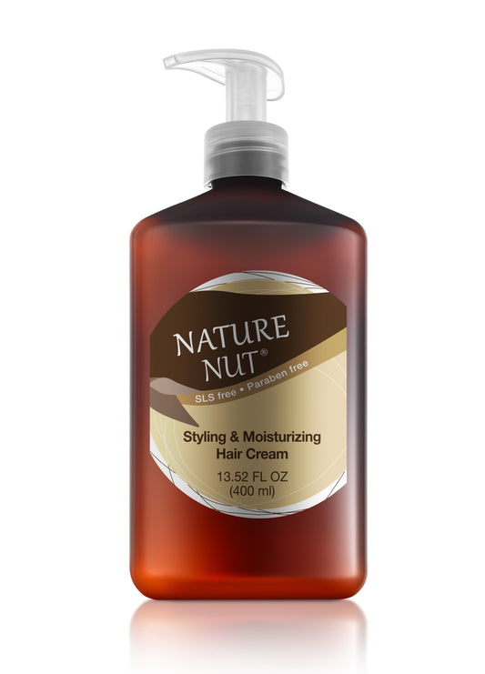 NATURE NUT  STYLING & MOISTURIZING CREAM crema de peinado e hidratante para cabello seco y dañado