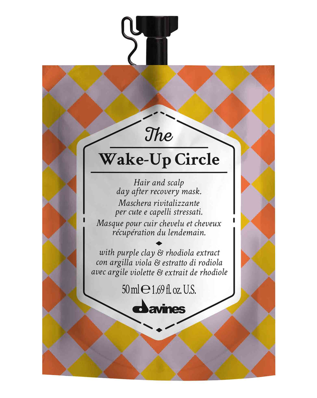 DAVINES THE WAKE UP CIRCLE HAIR MASK 50 ML mascarilla tonificante cabellos apagados