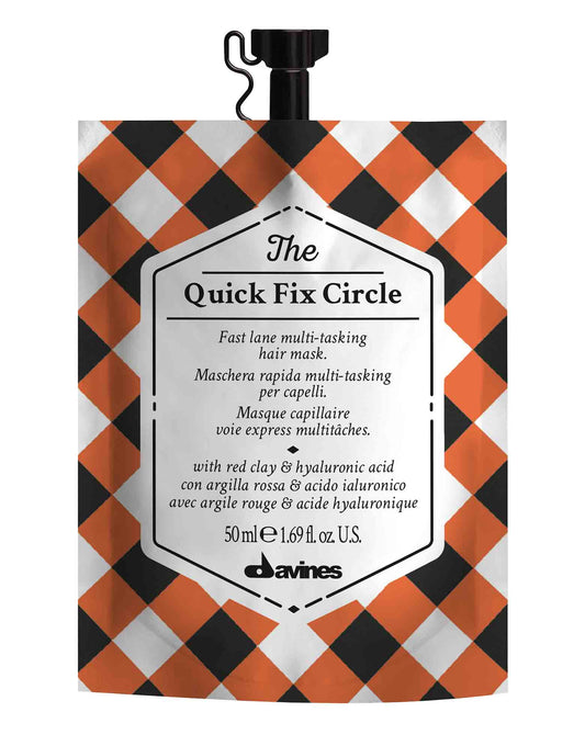 DAVINES THE QUICK FIX CIRCLE SHINE HAIR MASK 50 ML multifunción xpress