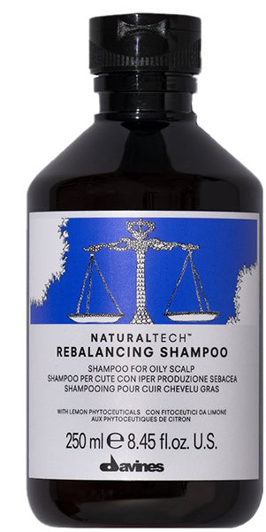 DAVINES NATURAL TECH REBALANCING SHAMPOO para cabello graso 250 ml