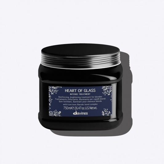 DAVINES HEART OF GLASS INTENSE TREATMENT / tratamiento cabello rubio o decolorado