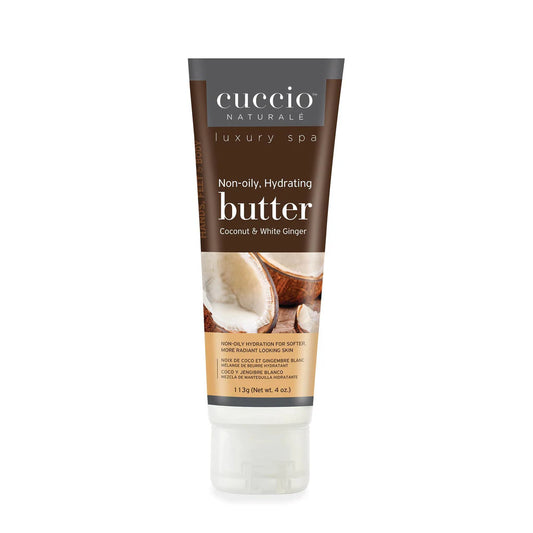 CUCCIO Coconut & White Ginger Butter Blend Tube 113g  / Crema no grasa de Coco y jengibre