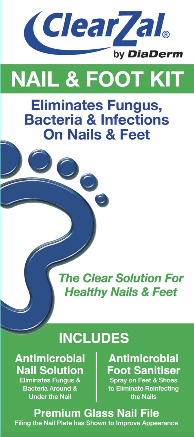CLEARZAL ® Kit Sistema completo para uñas y pies sanos
