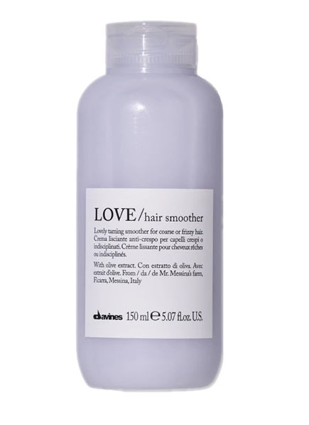 DAVINES LOVE HAIR SMOOTHER 150 ML / crema sin enjuague para controlar el cabello con frizz o indiscipliando
