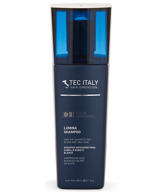 TEC ITALY LUMINA SHAMPOO / champú matizador para cabellos rubios o canos